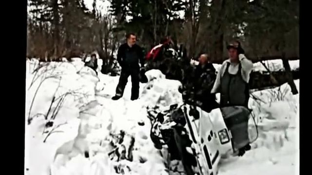 Пробивка трассы снегоходного марафона 2013 смотреть онлайн