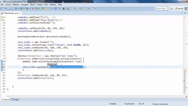 How to Get the Index of the JComboBox Item in Java Swing Windows Buider - Intact Abode смотреть онлайн