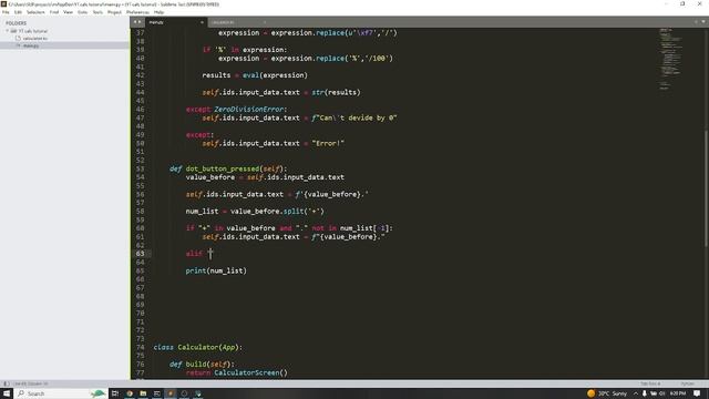 15. Python Kivy: Build a standard calculator application - Decimal point functionality смотреть онлайн