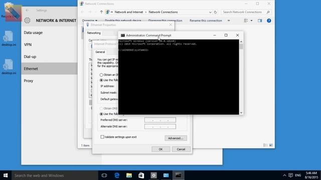 Network basic configuration Windows 10 смотреть онлайн