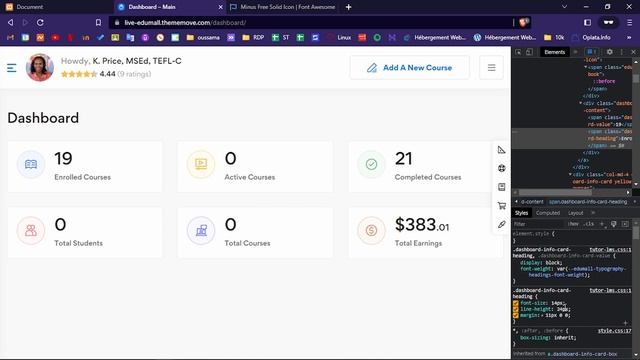 PHP MVC LMS #024 - Dashboard Widgets смотреть онлайн