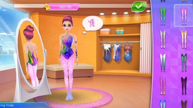 Gymnastics Star Girl game - Beauty Makeup, Dress Up, Color Hairstyles & Design Games for girls смотреть онлайн