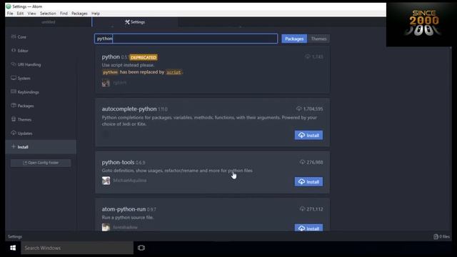 HOW TO INSTALL IDE | WHAT IS IDE | ATOM | PART 6 | PYTHON A-Z | PYTHON TUTORIAL IN TAMIL | SINCE200 смотреть онлайн