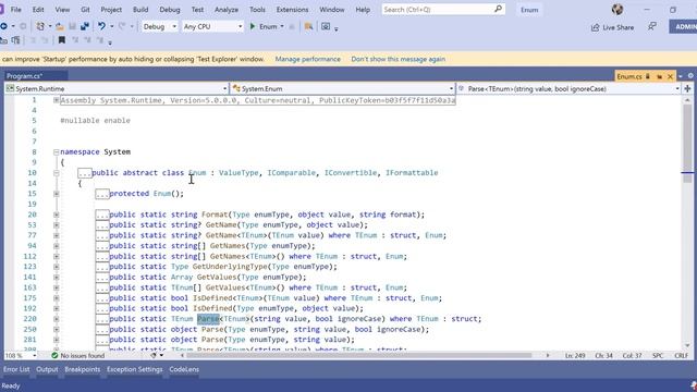 Creating an Enum in c# смотреть онлайн