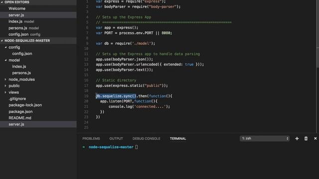 Node JS Sequalize ORM : Connecting Mysql DB #05 смотреть онлайн