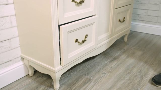 Мебель для ванной ValenHouse Эллина 120 слоновая кость, 4 ящика, 1 дверца смотреть онлайн