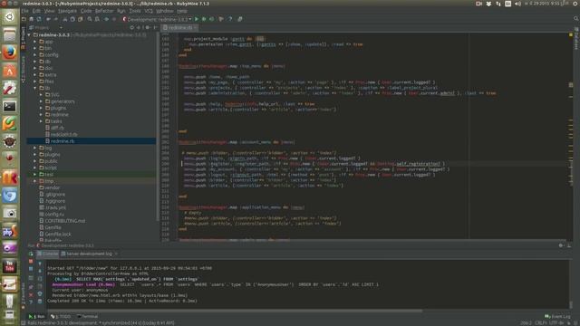Create and Edit Menu in Redmine Project Ruby on Rails 1 смотреть онлайн