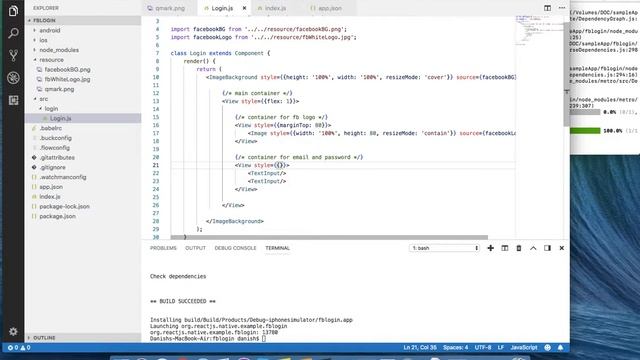 Create Login Page Using React Native смотреть онлайн