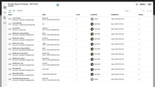 Creating and Managing Variables in Report Packages смотреть онлайн