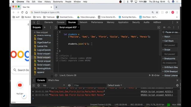 JavaScript workshop: Working With Arrays & Objects - 29.08.19 смотреть онлайн