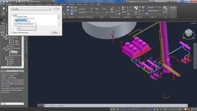 AutoCAD Plant 3D Routing a Pipe Using a PID смотреть онлайн