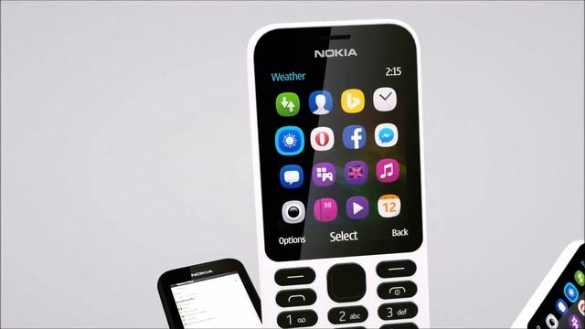 Nokia 215 a Series 30 phone that runs Facebook, Messenger, and Twitter смотреть онлайн