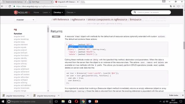 #07 Desenvolvendo Aplicações Web com AngularJS e Java - Utilizando a biblioteca ngResource смотреть онлайн