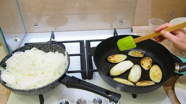 Соте из баклажанов на сковороде. Безумно вкусно!!! (sauteed eggplant) смотреть онлайн