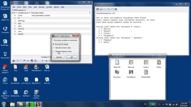 Gretl Tutorial: Creating Dummy Variables смотреть онлайн