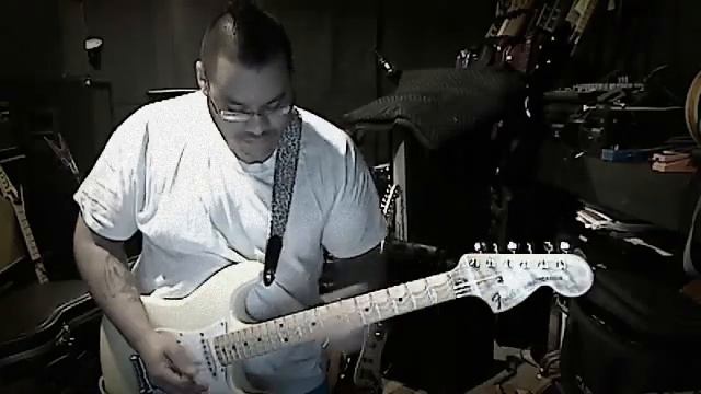 Some kinda blues jam on a Yngwie Strat смотреть онлайн