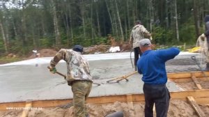 ХИМКИ  Заливаем ленточный фундамент с монолитной плитой