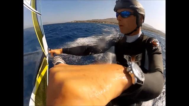 Windsurfing at Psalidi Kos Greece смотреть онлайн