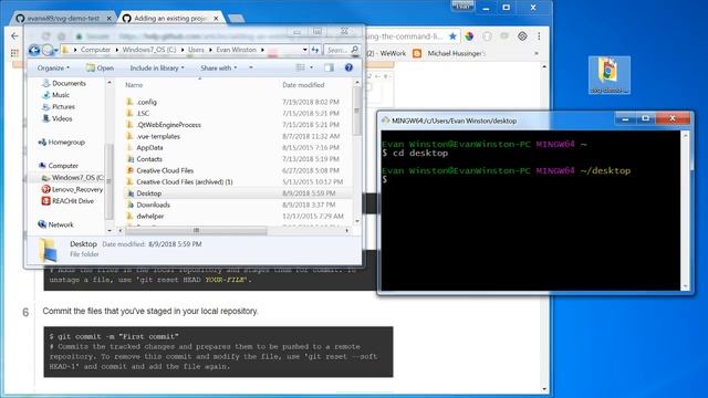 Adding a project to a new Github repo смотреть онлайн