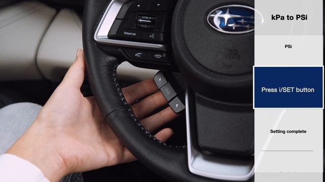 How to Change a Subaru Vehicle’s Tire Pressure Monitoring From kPa to PSi (i/SET Switch) смотреть онлайн