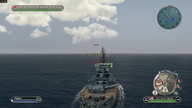 Battlestations Pacific - Battle of Santa Cruz, All Enemy Ships sunk! смотреть онлайн