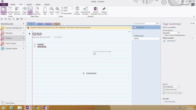 OneNote For Windows