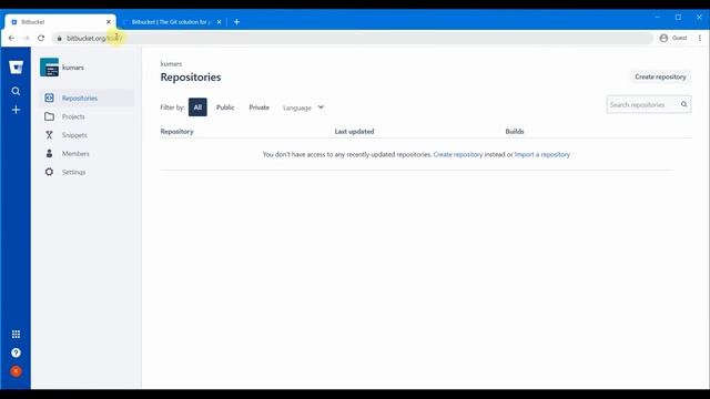 Git & BitBucket: Create repository in BitBucket смотреть онлайн