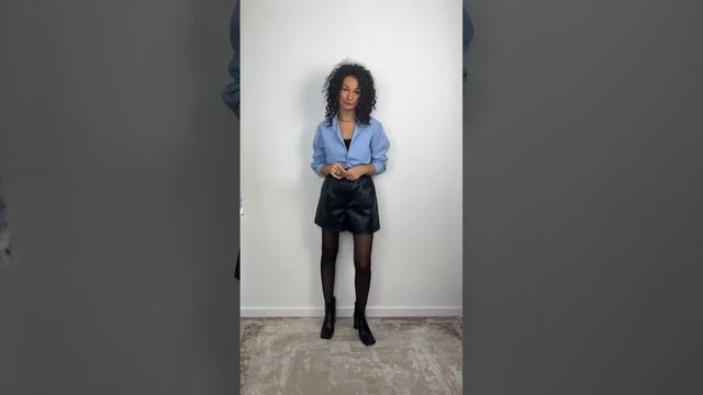 5 образов с кожаными шортами#носибельныеобразы#кожаныешорты смотреть онлайн