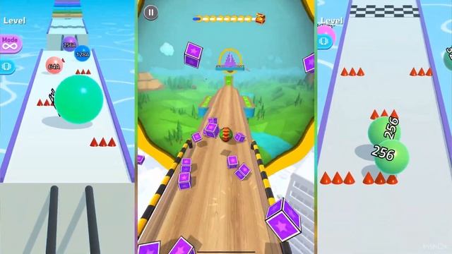 BallRun 2048 Vs Going Balls Vs BallRun Infinity