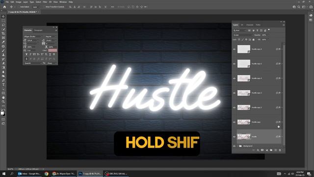 Neon Text Effect in Photoshop - Fast & Easy смотреть онлайн