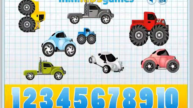 Давай посчитаем машинки вместе/ Мультфильм для мальчиков смотреть онлайн