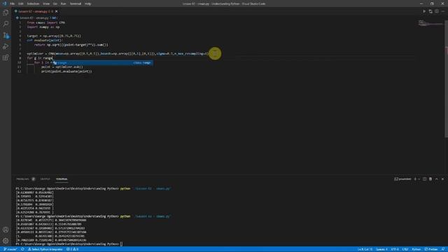 Understanding Python: Lesson 62 - cmaes смотреть онлайн