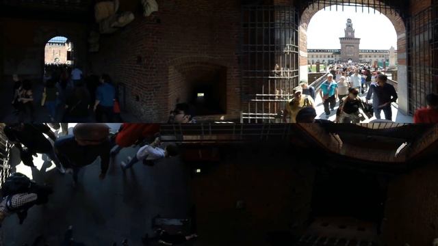 Walking in Castello Sforzesco Milano | 360 VR Experiences & Adventures смотреть онлайн