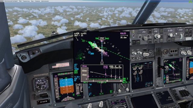 PMDG Boeing 737 От простого к сложному. FMC-Маршрут-высота. TCAS