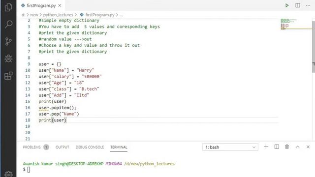 CHAPTER 11 :19.Clear Method In Dictionary |Python complete tutorial course|hindi| #coder_brains_16 смотреть онлайн