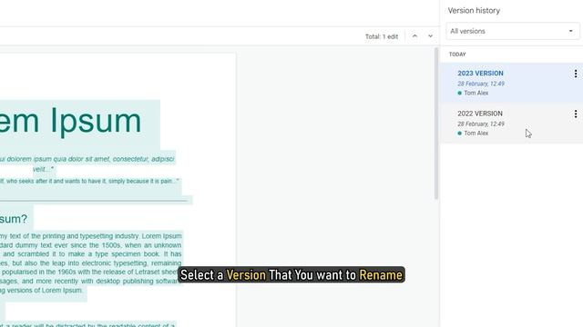 How to use Version History on Google Docs смотреть онлайн