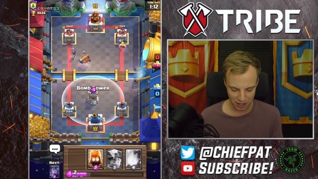 UNDEFEATED BOMB TOWER CONTROL | Clash Royale смотреть онлайн