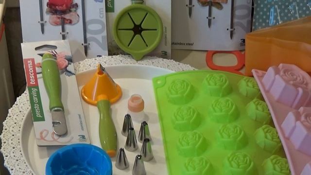 Мои новые покупки Силиконовые формы и овощерезки Тескома рулит. смотреть онлайн