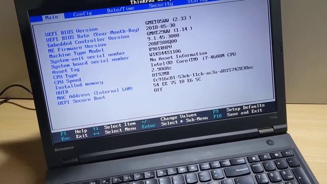 Огляд ноутбука Lenovo ThinkPad T540p 20BFS0XQ00 R901RHPV смотреть онлайн