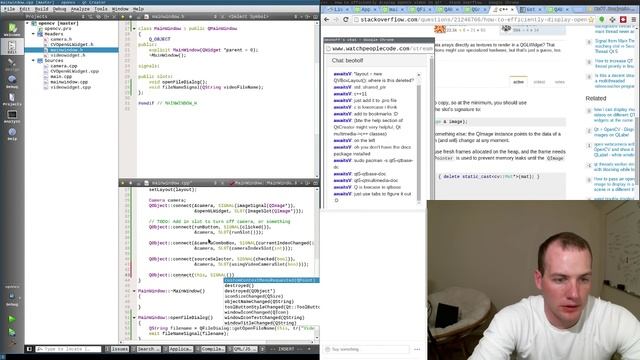 C++/Qt OpenCV Face Detection GUI смотреть онлайн
