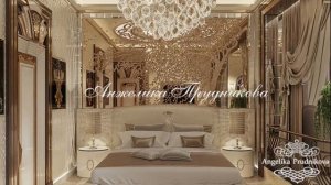 Роскошный интерьер спальни от Студии Анжелики Прудниковой