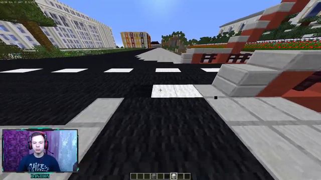 Строительство города в Minecraft. Стрим с Daxtion. смотреть онлайн