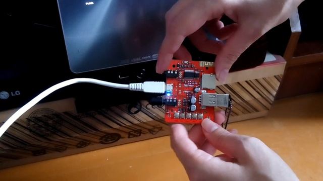 Беспроводной Bluetooth аудио модуль BT2 с поддержкой USB Flash и MicroSD. Подключение USB Flash