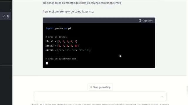 Converter Lista (Python) em Colunas (EXCEL) #chatgpt смотреть онлайн