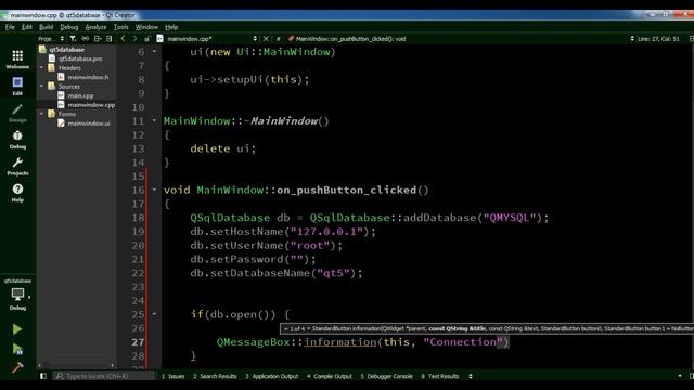Qt5 C++ Connecting Qt Application To Mysql Database #28 смотреть онлайн