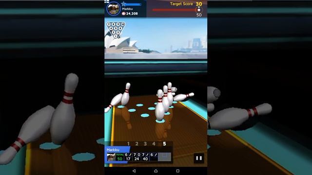 Bowling King - challenge by miniclip #2 смотреть онлайн