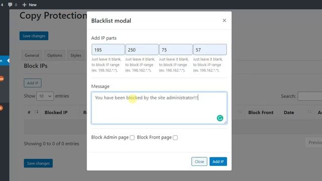 Secure Copy Content Protection plugin Block IP Overview смотреть онлайн