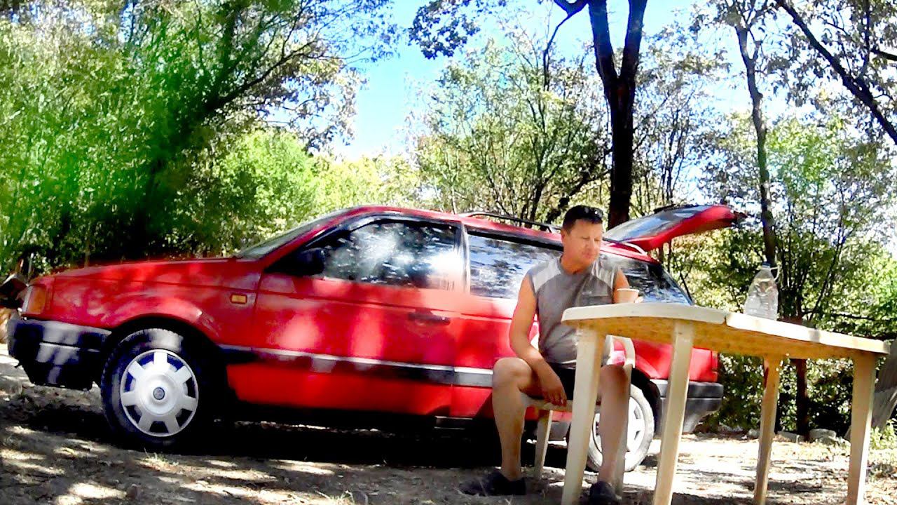 Автокемпинг на Море! Живу в машине в Джубге. Путешествие на авто смотреть онлайн