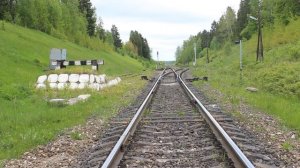 Станция Молоди Октябрьской жд. Двухпутная жд