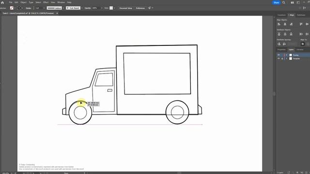 Adobe Illustrator - Lesson 3 (Tracing & Drawing) - 2c Ellipse Tool смотреть онлайн